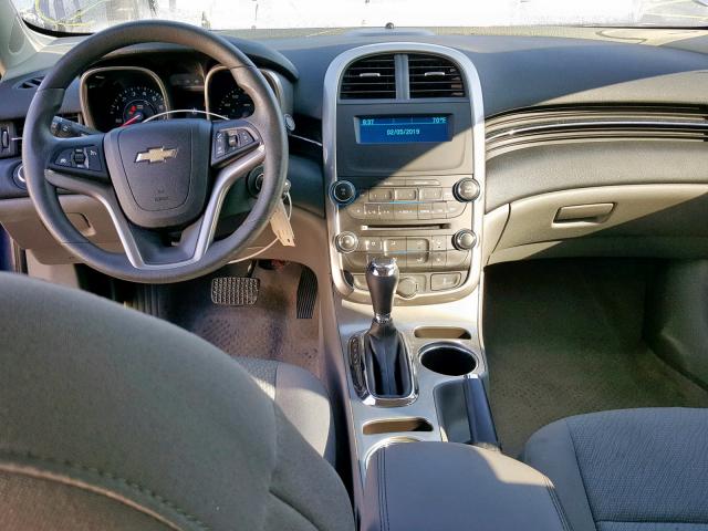 1G11B5SL6EF198955 - 2014 CHEVROLET MALIBU LS BLUE photo 9
