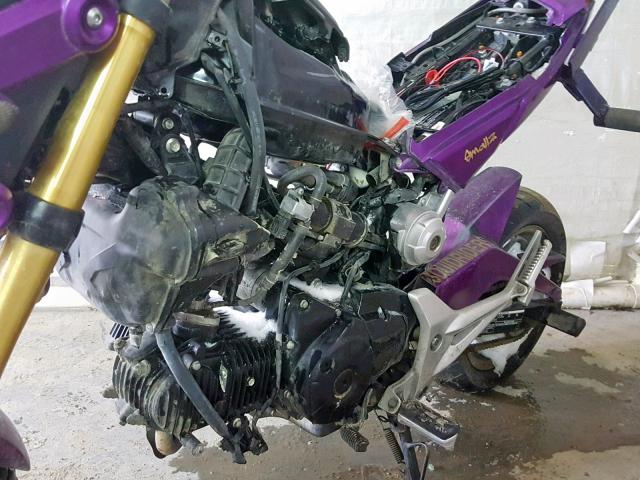 MLHJC6116E5001408 - 2014 HONDA GROM 125 PURPLE photo 10