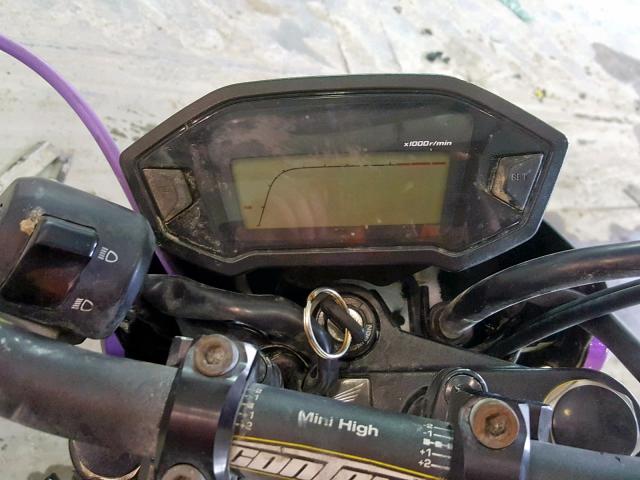 MLHJC6116E5001408 - 2014 HONDA GROM 125 PURPLE photo 8