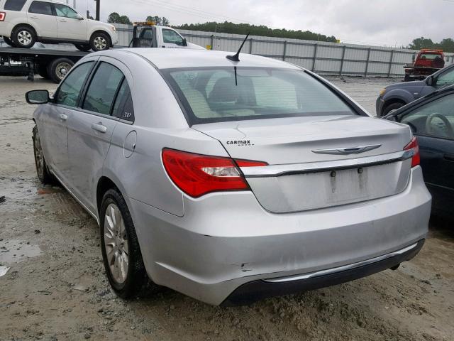 1C3CCBABXCN162813 - 2012 CHRYSLER 200 LX SILVER photo 3