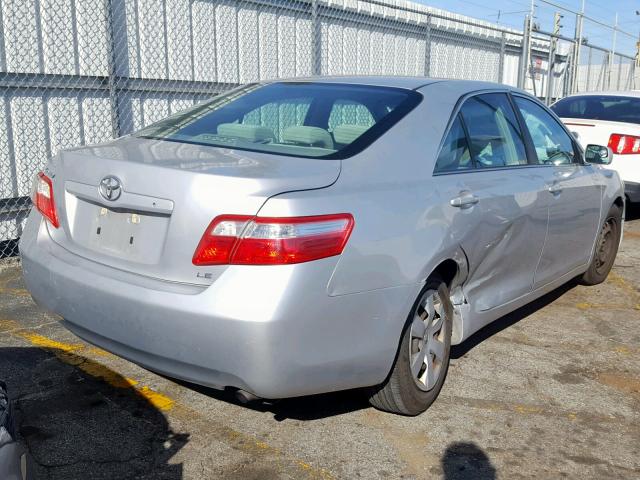 4T1BE46K27U704967 - 2007 TOYOTA CAMRY NEW SILVER photo 4