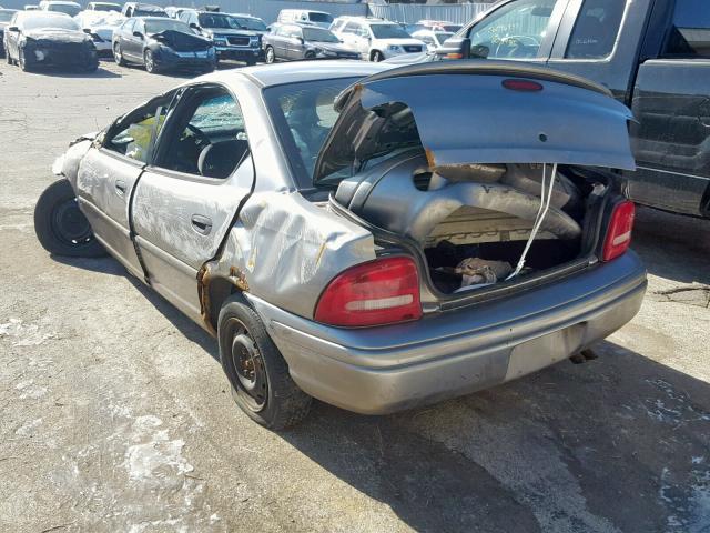 3B3ES47Y5WT210769 - 1998 DODGE NEON HIGHL SILVER photo 3