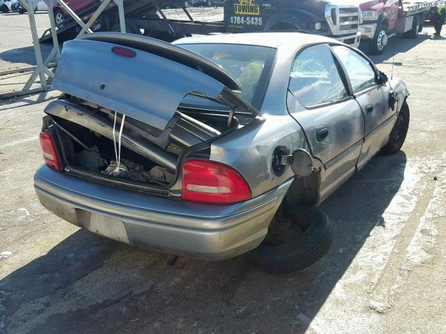 3B3ES47Y5WT210769 - 1998 DODGE NEON HIGHL SILVER photo 4