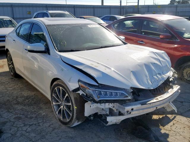 19UUB2F37FA000574 - 2015 ACURA TLX WHITE photo 1