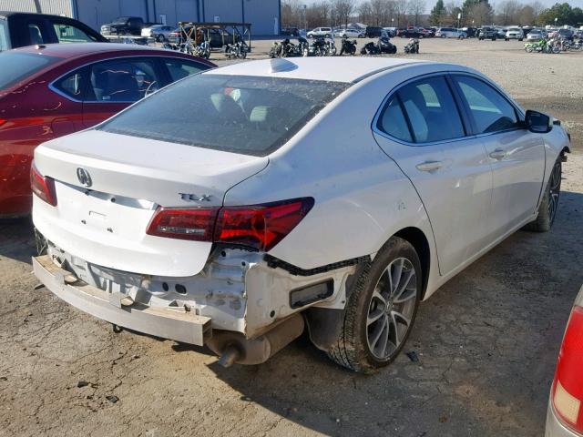 19UUB2F37FA000574 - 2015 ACURA TLX WHITE photo 4