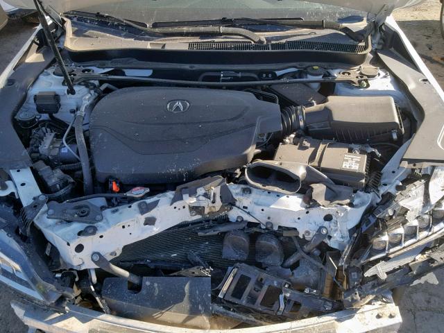 19UUB2F37FA000574 - 2015 ACURA TLX WHITE photo 7