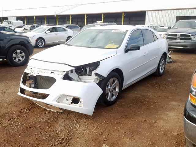 1G11B5SL5EF270891 - 2014 CHEVROLET MALIBU LS WHITE photo 2