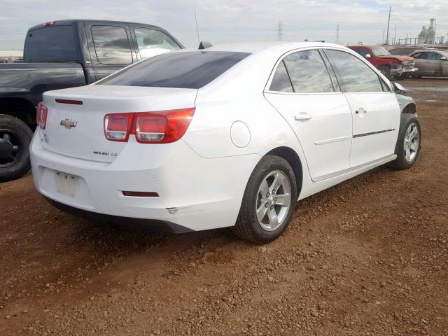 1G11B5SL5EF270891 - 2014 CHEVROLET MALIBU LS WHITE photo 4
