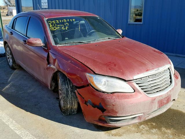 1C3CCBBG4CN303384 - 2012 CHRYSLER 200 TOURIN MAROON photo 1