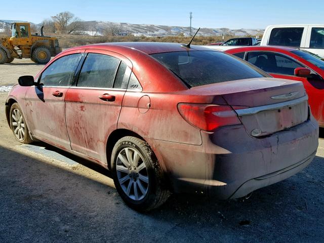 1C3CCBBG4CN303384 - 2012 CHRYSLER 200 TOURIN MAROON photo 3