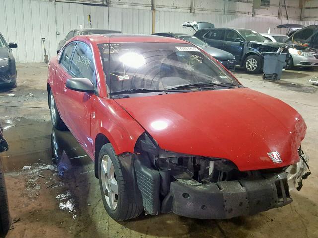 1G8AN15F97Z113423 - 2007 SATURN ION LEVEL RED photo 1
