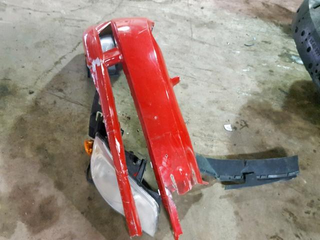 1G8AN15F97Z113423 - 2007 SATURN ION LEVEL RED photo 9