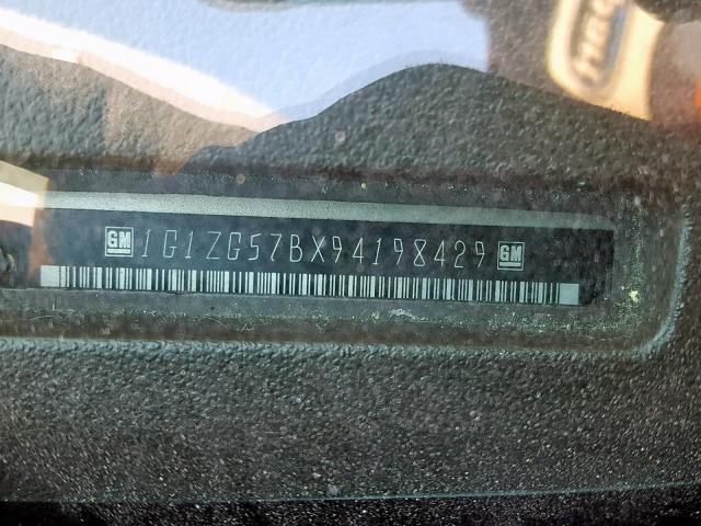 1G1ZG57BX94198429 - 2009 CHEVROLET MALIBU LS BEIGE photo 10