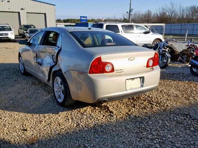 1G1ZG57BX94198429 - 2009 CHEVROLET MALIBU LS BEIGE photo 3