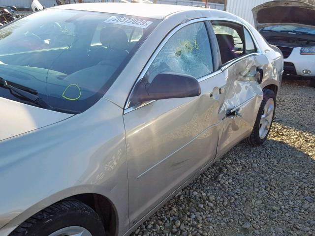 1G1ZG57BX94198429 - 2009 CHEVROLET MALIBU LS BEIGE photo 9