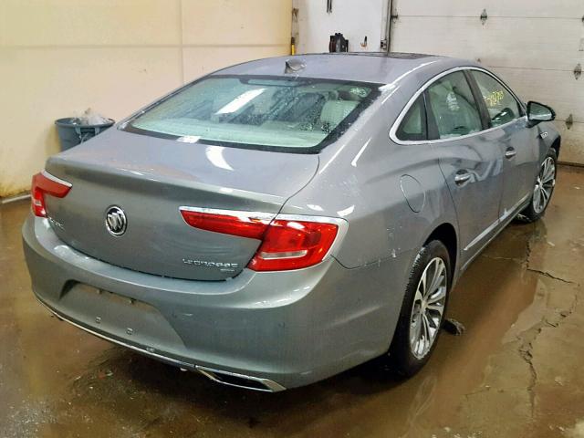 1G4ZS5SS5JU110481 - 2018 BUICK LACROSSE P GRAY photo 4