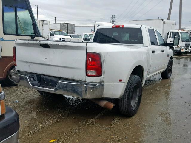 3D73M4CL6BG621231 - 2011 DODGE RAM 3500 WHITE photo 4