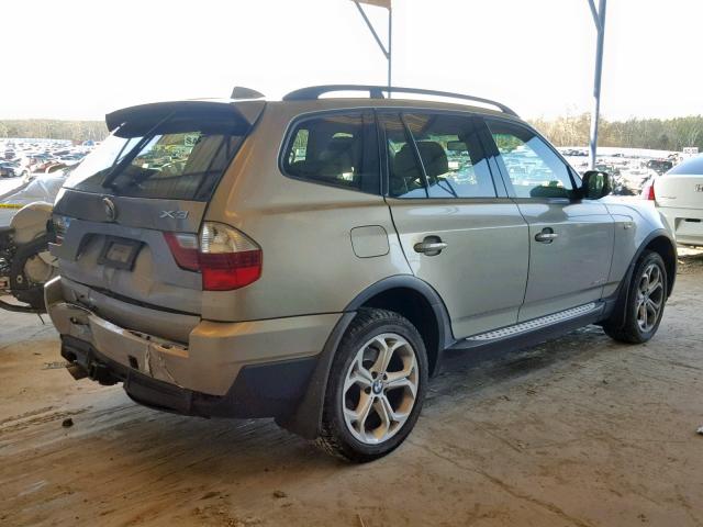 WBXPC9C43AWJ32647 - 2010 BMW X3 XDRIVE3 GOLD photo 4