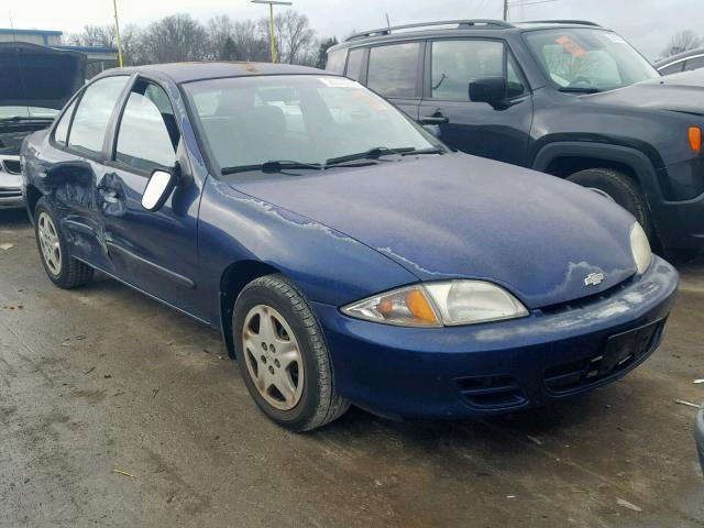 1G1JF524127226244 - 2002 CHEVROLET CAVALIER L BLUE photo 1