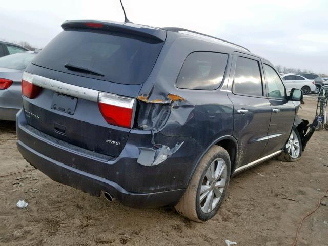 1C4RDJDG3DC663012 - 2013 DODGE DURANGO CR GRAY photo 4