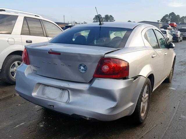 1B3BD1FB6BN513403 - 2011 DODGE AVENGER MA SILVER photo 4