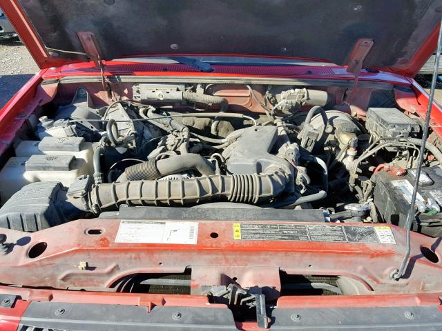 1FTYR10U52PB16371 - 2002 FORD RANGER RED photo 7