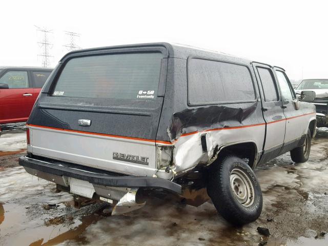 1GNER16C2LF127246 - 1990 CHEVROLET SUBURBAN R BLACK photo 4