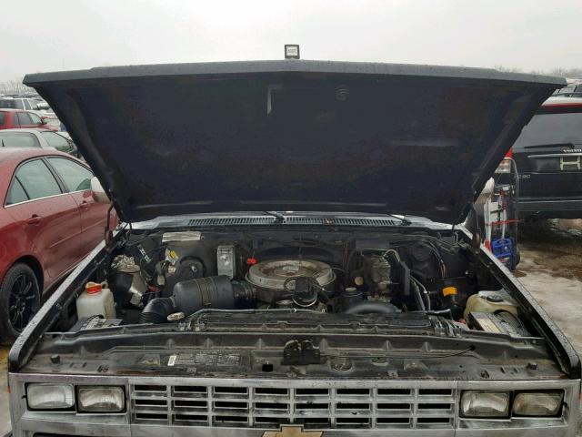 1GNER16C2LF127246 - 1990 CHEVROLET SUBURBAN R BLACK photo 7