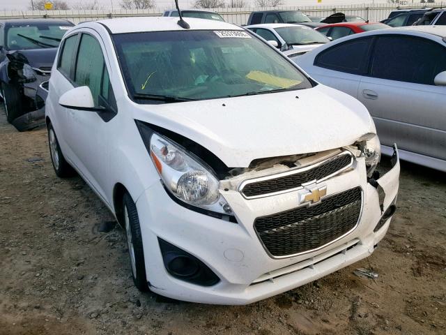 KL8CD6S9XEC514694 - 2014 CHEVROLET SPARK 1LT WHITE photo 1