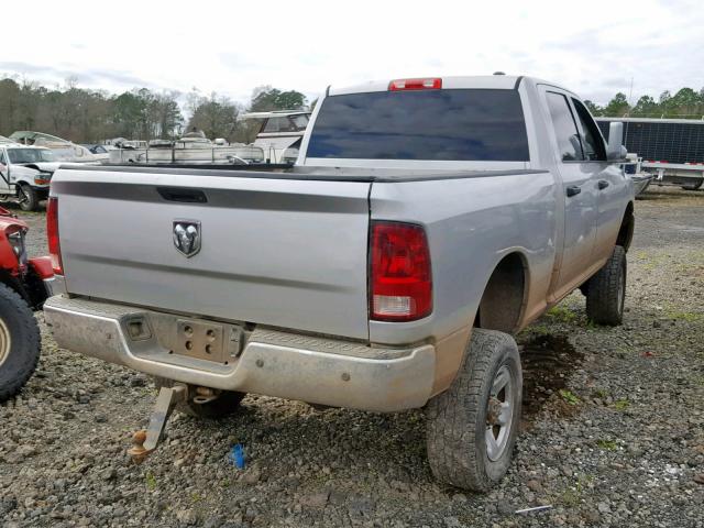 3C6UD5CL0CG305918 - 2012 DODGE RAM 2500 S SILVER photo 4