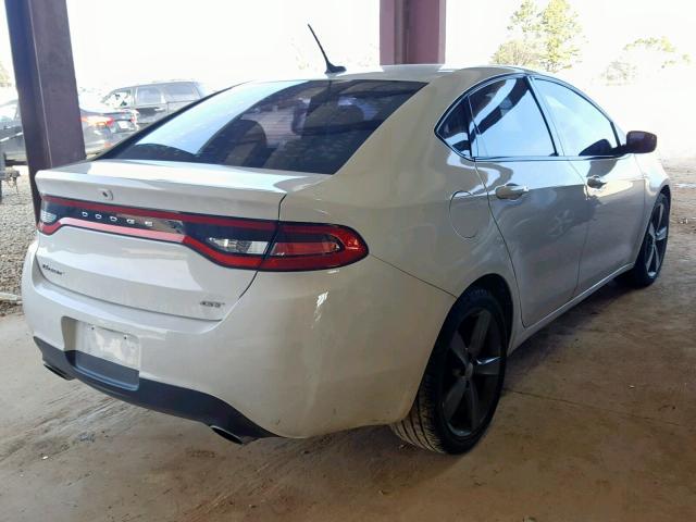 1C3CDFEB0ED914350 - 2014 DODGE DART GT WHITE photo 4