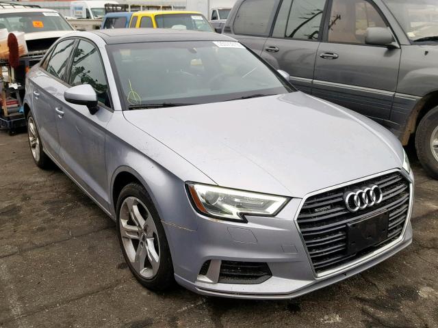 WAUB8GFF6J1021482 - 2018 AUDI A3 PREMIUM GRAY photo 1