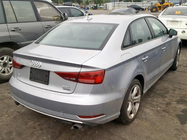 WAUB8GFF6J1021482 - 2018 AUDI A3 PREMIUM GRAY photo 4