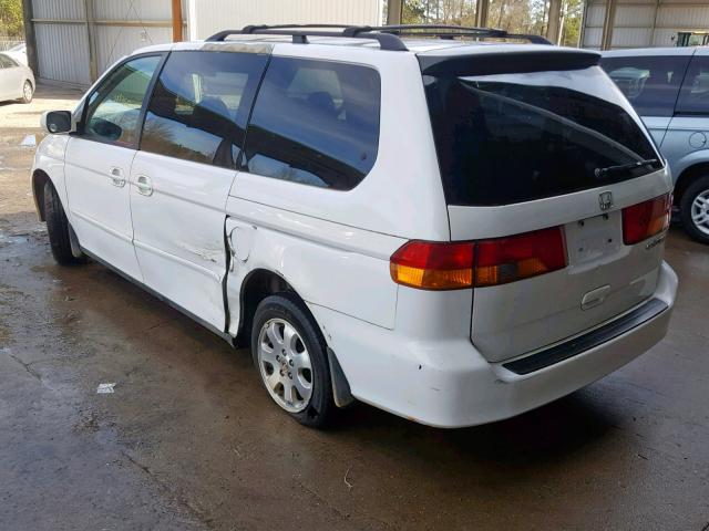 5FNRL18614B025834 - 2004 HONDA ODYSSEY EX WHITE photo 3