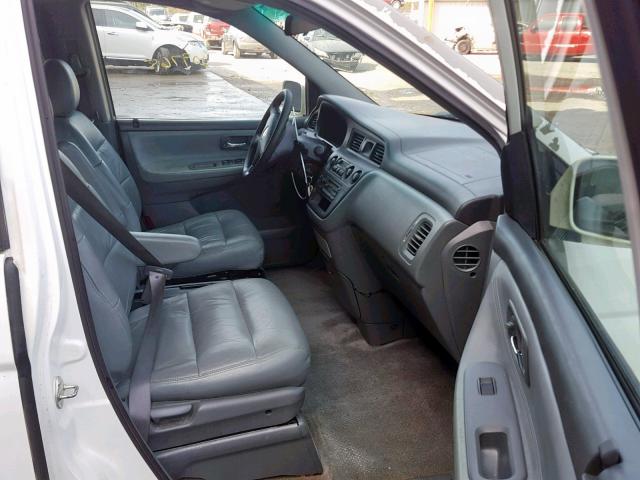 5FNRL18614B025834 - 2004 HONDA ODYSSEY EX WHITE photo 5