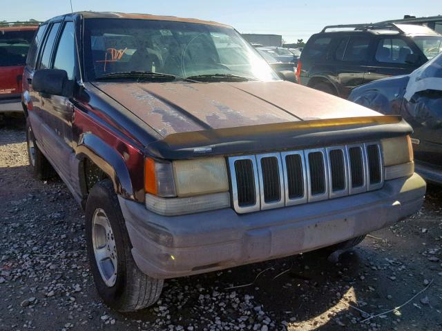 1J4GZ58Y3TC349842 - 1996 JEEP GRAND CHER MAROON photo 1