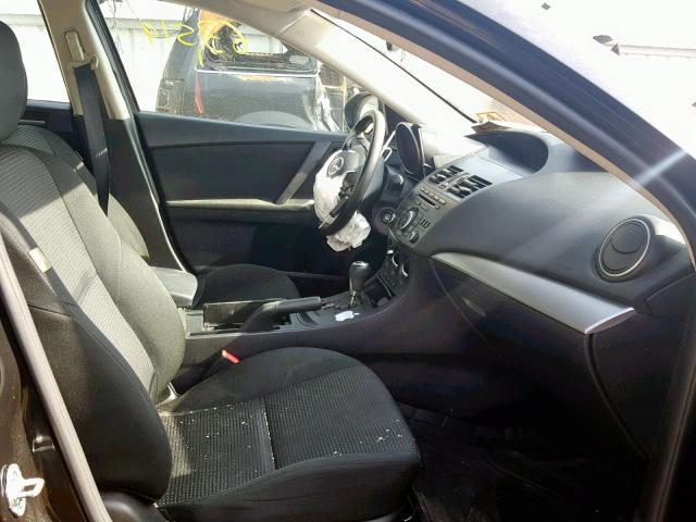 JM1BL1UP6D1835632 - 2013 MAZDA 3 I BLACK photo 5