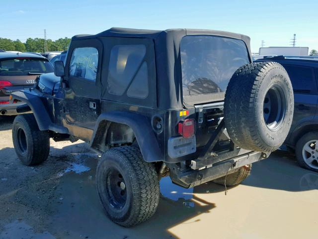 1J4FA49S5YP773031 - 2000 JEEP WRANGLER / BLACK photo 3