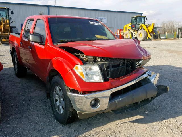 1N6AD07W55C416955 - 2005 NISSAN FRONTIER C RED photo 1