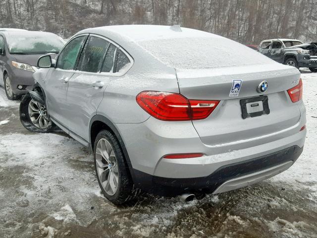 5UXXW3C38H0T79683 - 2017 BMW X4 XDRIVE2 银色 照片 3