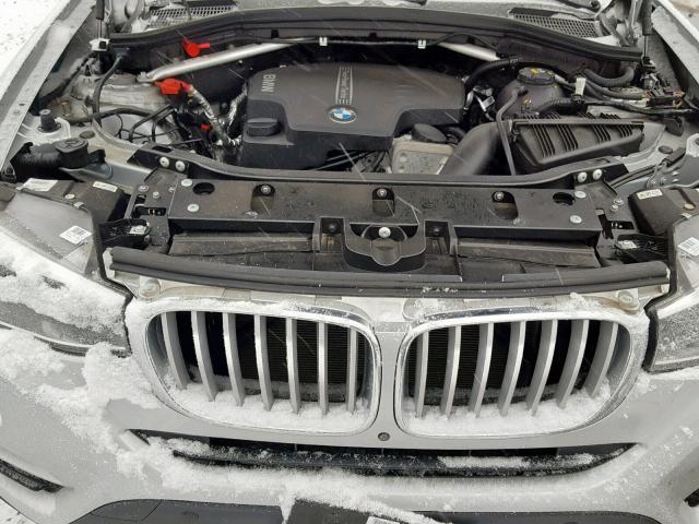 5UXXW3C38H0T79683 - 2017 BMW X4 XDRIVE2 银色 照片 7