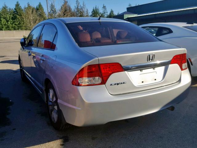 19XFA1F93AE043596 - 2010 HONDA CIVIC EXL SILVER photo 3