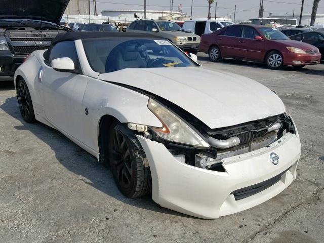 JN1AZ4FH2AM301848 - 2010 NISSAN 370Z WHITE photo 1