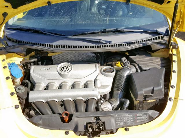 3VWPG3AG6AM020384 - 2010 VOLKSWAGEN NEW BEETLE Gelb Foto 7