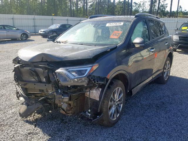 2T3DFREV6HW615913 - 2017 TOYOTA RAV4 LIMIT GRAY photo 2