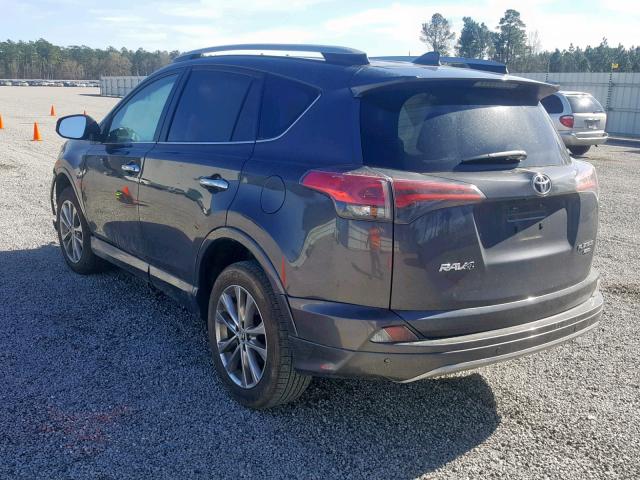 2T3DFREV6HW615913 - 2017 TOYOTA RAV4 LIMIT GRAY photo 3