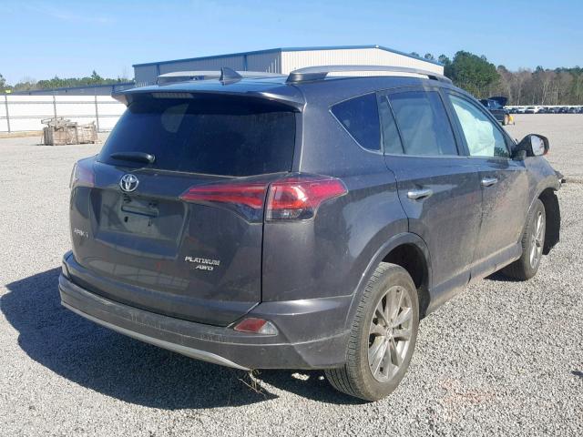 2T3DFREV6HW615913 - 2017 TOYOTA RAV4 LIMIT GRAY photo 4