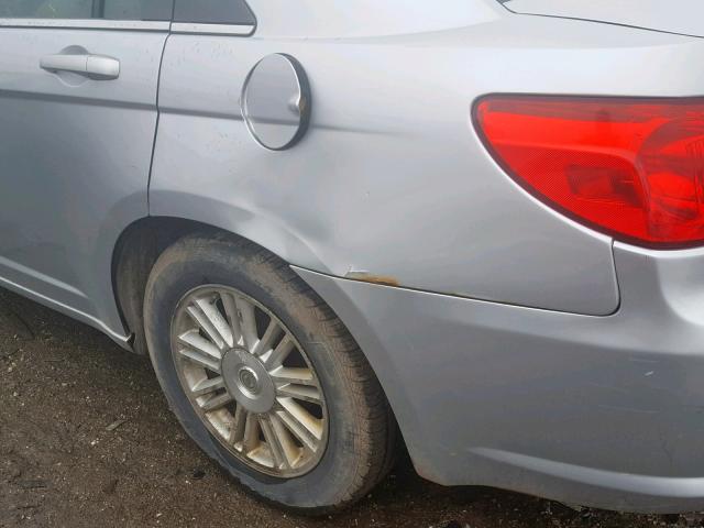 1C3LC56RX8N263249 - 2008 CHRYSLER SEBRING TO SILVER photo 9