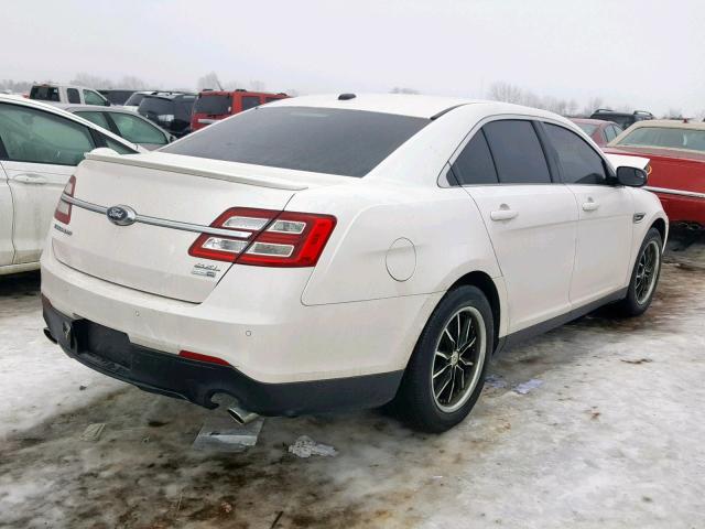 1FAHP2H87FG131663 - 2015 FORD TAURUS SEL WHITE photo 4