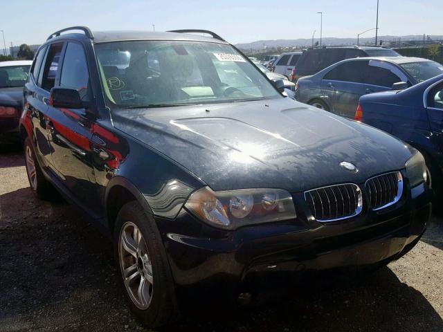 WBXPA93496WG78871 - 2006 BMW X3 3.0I BLACK photo 1